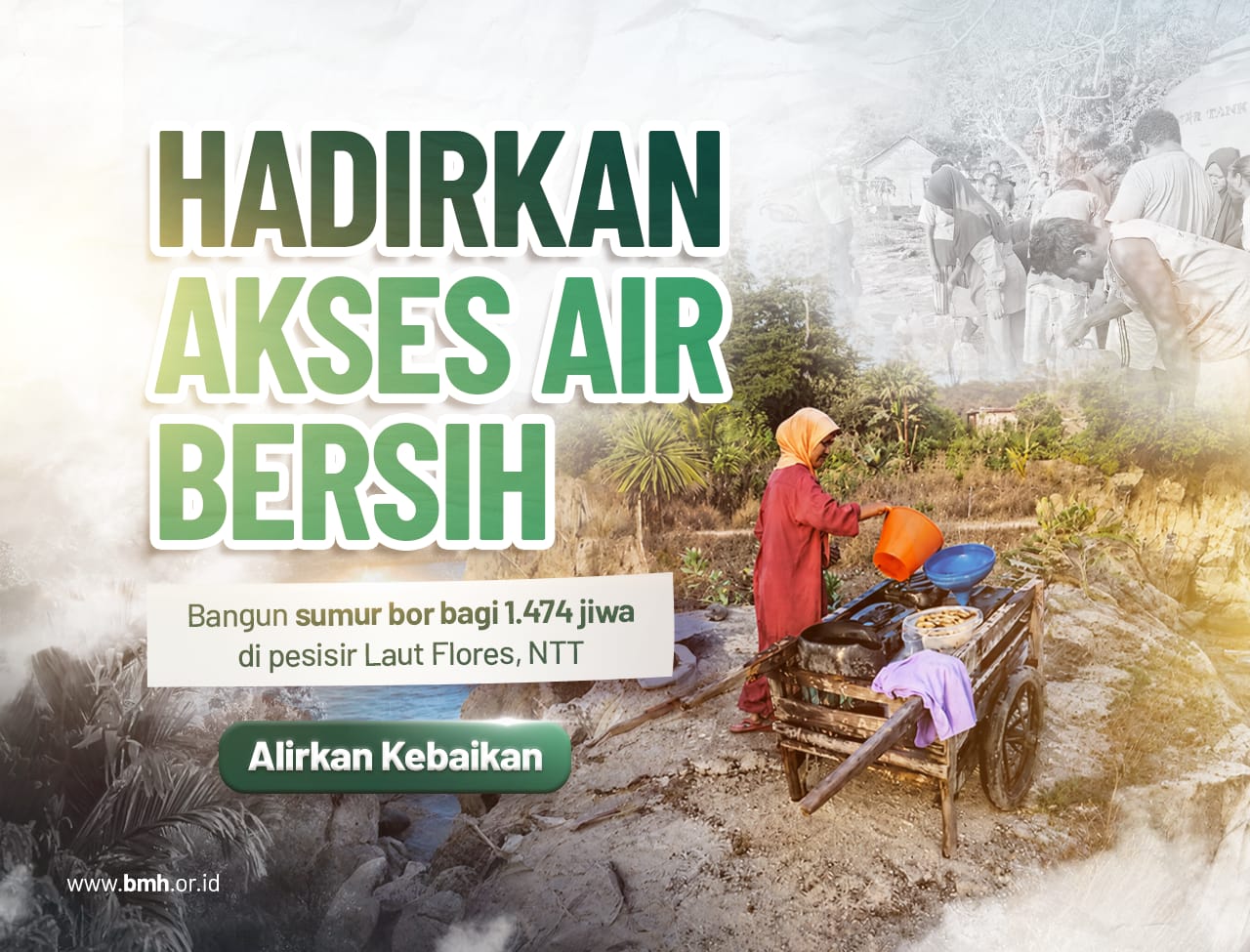 Di Tengah Laut yang Luas, 1.474 Warga Blatat Masih Kesulitan Air Bersih - BMH NTT